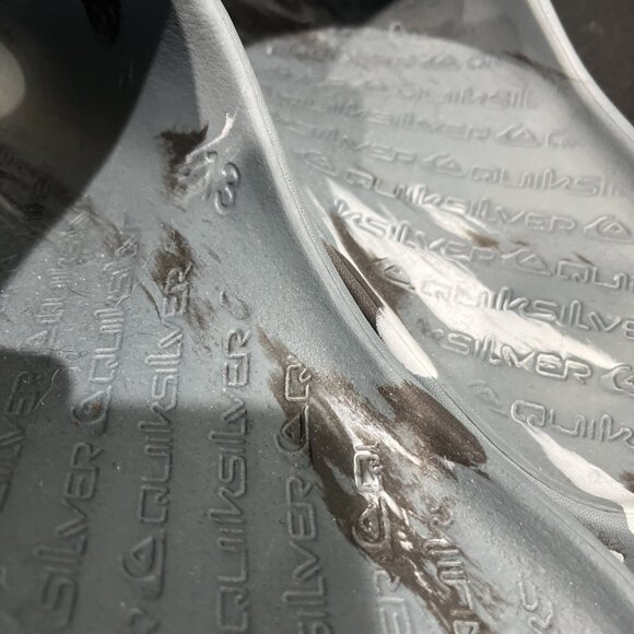 Quicksilver Cloudbreak Sport Slides Mens 13 Blue Marbled Foam Anti Slip Sandal - Picture 7 of 8